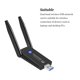 thumbnail image 4 of sweethay 1300Mbps USB3.0 Bluetooth-compatible5.0 Adaptador Penetrante de doble banda 2.4GHz 5GHz Receptor inalámbrico giratorio de tarjeta de Cables de computadora, 4 of 6