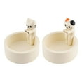 thumbnail image 6 of COCEQUC Warming Its Paws Cartoon Kitten Candle Holder Cat Aromatherapy Candle Holder W9E0, 6 of 8