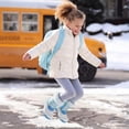 thumbnail image 4 of DREAM PAIRS Girls' Snow Boots, Mid-Calf Winter Boots with Plush Lining, Water-Resistant Upper, Side Zipper and Anti-Slip TPR Outsole, 4 of 6