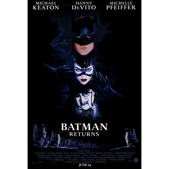 Batman Returns Movie POSTER 27" x 40" Style A