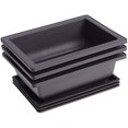 thumbnail image 1 of Pots d'Entraînement pour Bonsaï avec Drainage en Maille Intégré, Poly-Résine Robuste 16.5x12cm Jardinière Rectangulaire, Inclut des Plateaux d'Humidité pour Cuisine, Salle de Bain (10 Pcs), 1 of 6