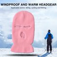 thumbnail image 1 of Invierno Cálido Ciclismo Capucha Máscara A prueba de viento Esquí Fleece Headgear (Rosa claro) Ndcxsfigh Nuevos Originales, 1 of 8