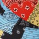 thumbnail image 1 of Sombrero de pescador reversible con estampado de flores de anacardo, plegable, de doble cara, para exteriores, para playa y verano, con varios estampados, azul claro., 1 of 4