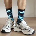 thumbnail image 6 of Vsdgher Lightning Crew Socks for Men & Women, Breathable Casual Athletic Ankle Socks, 6 of 6