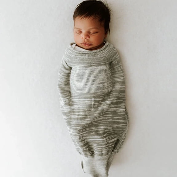 Swaddelini Grey Swaddle Sleep Sack, 6-12 pounds