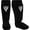 Black/White, variant on RDX Shin Guards MMA Instep Foam Pads Support Boxing Leg Guard Muay Thai Foot
