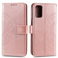 thumbnail image 1 of Allytech Galaxy S20+ Case 6.7-inch, PU Leather Sunflower Embossed Shockproof Stand Slim Fit Folio Flip Hand Wrist Strap Cards Slots Wallet Case Cover for Samsung Galaxy S20 Plus 2020,Rosegold, 1 of 1