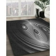 thumbnail image 3 of Ahgly Company Machine Washable Indoor Rectangle Transitional Midnight Gray Area Rugs, 8' x 10', 3 of 7