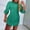 Green, variant on Youyipin Womens Dresses Shirt Dress Sexy Long Sleeve Button Down Blouses Side Drawstring Mini Summer Dresses For Women 2025