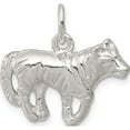 thumbnail image 1 of Sterling Silver Wolf Charm (18 X 23) Made In India qc1782, 1 of 5