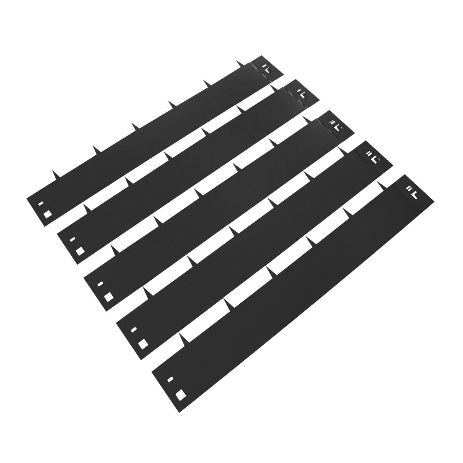 Miumaeov 5PCS Steel Lawn Edging 5"x39" Metal Landscape Edging Garden Edging Border Flexible