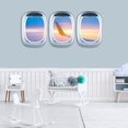 thumbnail image 3 of 3 Hojas de Calcomanías Creativas Simuladas para Ventanas de Aviones PENGJTMXG, 3 of 5
