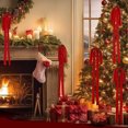 thumbnail image 3 of Baohd 6 Velvet Large, Rustic Fashionable And Versatile, Suitable Staircases, Christmas Large Bows, for dimensions(2.5cm/4060cm) black coffee, 3 of 6