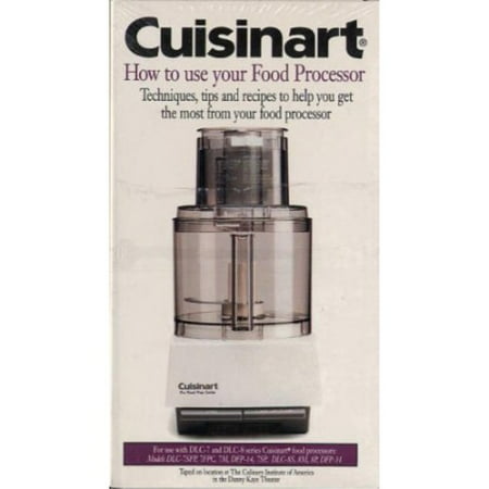 cuisinart how to use your food processor vhs