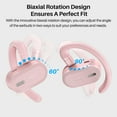thumbnail image 5 of TOZO O2 Open Ear Earbuds with Earhook,Bluetooth Wireless Earbuds,42H Stereo Open Ear Headphones,Clear Calls Mic,App Preset 5 EQs,IPX5 Lightweight Air Conduction Headphones for Sports Running,Driving, 5 of 7