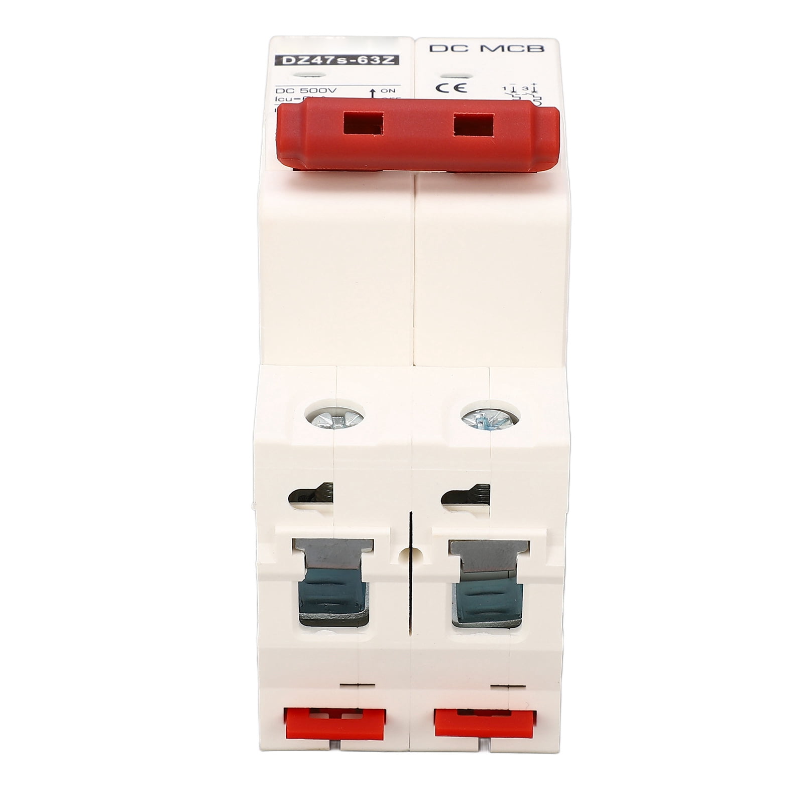 DC Circuit Breaker Short Circuit Protection Arc Extinguishing Miniature Circuit Breaker DC 500V 2P 20A