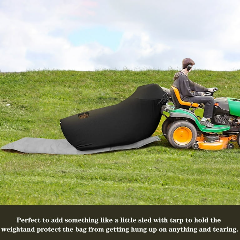 Lawn Tractor Leaf Bag Grass Catcher Bag, 129 x 199 Inch Large