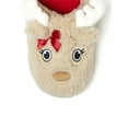 thumbnail image 5 of Dearfoams Cozy Comfort Unisex Reindeer Critter Scuff Slippers, 5 of 6