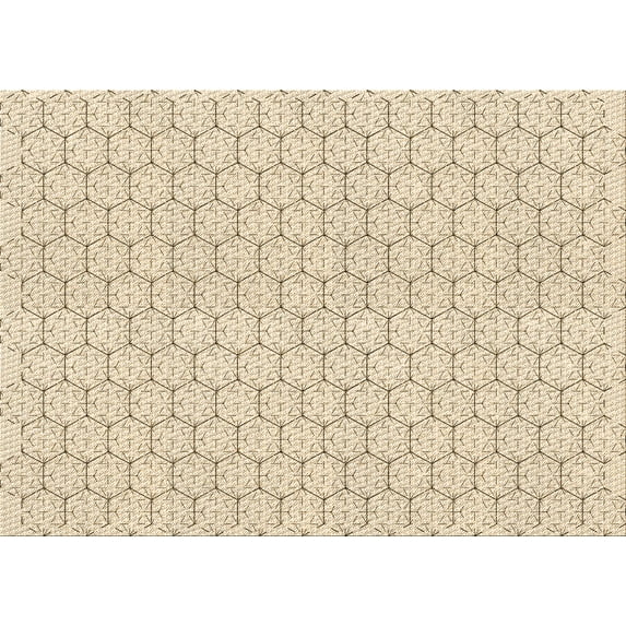 Ahgly Company Indoor Rectangle Patterned Moccasin Beige Area Rugs, 2' x 3'