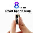 thumbnail image 4 of Activity Smart Ring Support Page Turning Pictures Taking Multifunctional Screen 50m Waterproofing Fitness Activity Ring for Climbing Cycling Running, 4 of 7