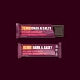 thumbnail image 2 of TCHO Dark & Salty Chocolate Bars - Organic 81% Dark Chocolate with Pink Himalayan Salt - Individually Wrapped 100% Plant-Based Pure Cacao Bars for Guilt-Free Indulgence (18-Pack), 2 of 6
