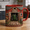 Black, variant on Farmer Ceramic Mugs Farm Barn Façade Tractor Hay Bales Personalized Gift