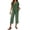 33#Army Green, variant on Summer Outfits Two Piece Sets for Women Capri Set Casual Summer Wide Leg Crop Pants and Top Matching Suits Camel 2XL