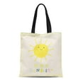 thumbnail image 1 of ASHLEIGH Canvas Tote Bag You Are My Sunshine Cute Cartoon Funny Happy Smiley Durable Reusable Shopping Shoulder Grocery Bag, 1 of 1