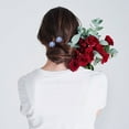 thumbnail image 3 of WHAMVOX  4 Pcs Bridal Shower Decorations Hair Pins Rhinestone Hairpin Women's, 3 of 8