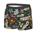 thumbnail image 2 of Daiia Vintage Casino Chips Men's Underwear Boxer Briefs, Cotton Stretch Moisture-Wicking Underwear-Medium, 2 of 9