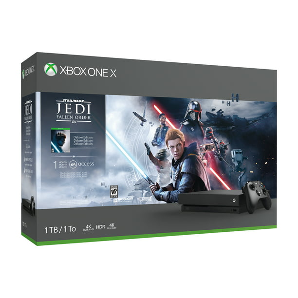 Microsoft Xbox One X 1tb Star Wars Jedi Fallen Order Black Cyv 00411 Walmart Com Walmart Com - is roblox on xbox one x