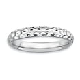 thumbnail image 1 of Bague en Argent Sterling Stackable Expressions Rhodium Taille 5, 1 of 3