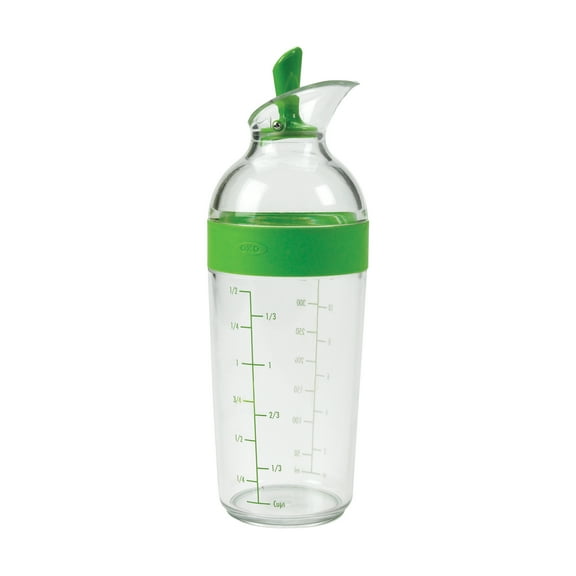 OXO SoftWorks Salad Dressing Shaker, 8oz, Green