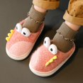thumbnail image 2 of Otqutp Toddler Home Shoes Kids Dinosaur Slippers for Girls Boys Slippers Comfy House Slippers Bedroom Home Slippers Autumn Winter Warm Indoor Shoes(Pink,10-10.5 Years), 2 of 9