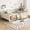 Beige, variant on Bellemave Twin Size Montessori Bed Storage and Stairs, Wood Daybed with Bookcase and Guardrails, Twin Floor Beds Frame with 2 Drawers for Room, No Box Spring Needed（Gray)