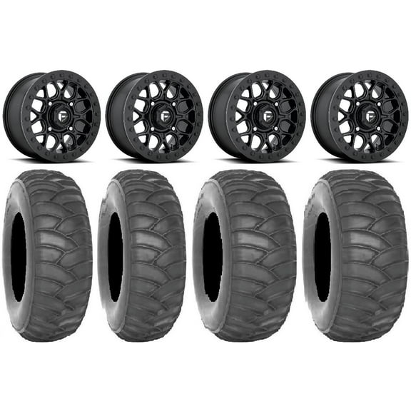 Fuel Tech Bdlk Bk 15" Wheels 32" SS360 Tires Polaris RZR XP 1000 / PRO XP / Ranger XP 900/1000