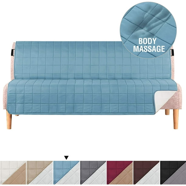 Premium Reversible Futon Slipcover, Washable Slip Cover for Futons