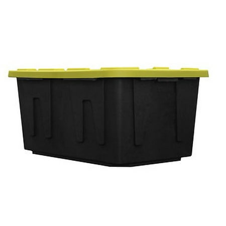 Creative Plastic 27-Gal. Heavy-Duty Tote with Lid