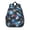 Space Cat and, variant on Space Cat and Galaxy Black Pattern Backpack for School, Cute School Bag with Adjustable Shoulder Straps and Padded Back, 15"x11.42"x5.5"