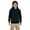 Black, variant on Hanes Youth 7.8 oz. EcoSmart 50/50 Pullover Hood - P473