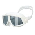 thumbnail image 3 of Swimming Goggles, Diving Goggles Prevent Fog Safe Fashionable Tight Waterproof  for Adults Black,White, 3 of 8