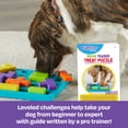 thumbnail image 4 of Brightkins Brain Teaser Dog Toy Treat Puzzle including Guide for Puppy Birthdays, Multi-color Jigsaw, 4 of 8