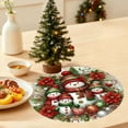 thumbnail image 1 of Christmas Placemat 1 Piece 15x15 Inches Winter Christmas Table Mat Heat Insulated And Dirt Resistants Suitable For Party Kitchen Restaurant Decoration, 1 of 6