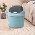 thumbnail image 7 of Shrysg Unique Flip-Top Trash Can - Modern Design with Transparent Lid,Odor-Sealed,Easy to Maintain and Use,Versatile for Home or Office (8.26x15.51x5.51in), 7 of 7