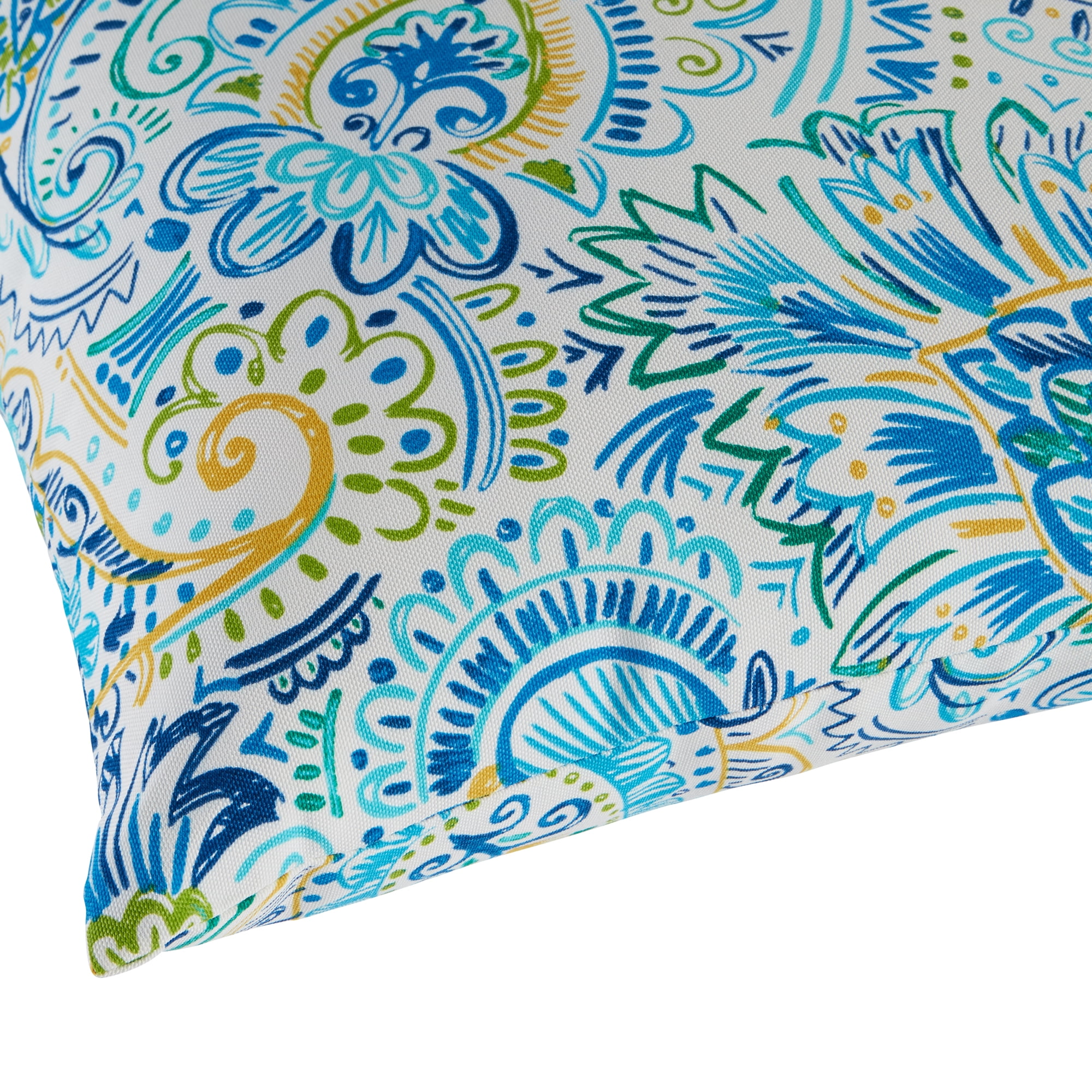 Greendale Home Fashions 19'' x 12'' Reversible Outdoor Throw Pillow, Set of 2, Baltic