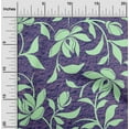 thumbnail image 2 of oneOone Polyester Spandex Purple Fabric Floral Magnolia With Texture Sewing Material Print Fabric By The Yard 56 Inch Wide, 2 of 4