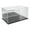 Black Base (Mirrored), variant on Plymor Clear Acrylic Display Case with No Base, 16" W x 10" D x 8" H