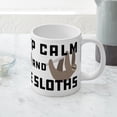 thumbnail image 5 of CafePress - Keep Calm And Love Sloths - 20 Oz White Ceramic Mega Mug, 5 of 5