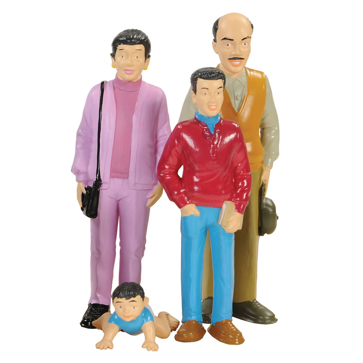 hispanic dollhouse family
