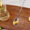 thumbnail image 4 of 20/30/40cm Stainless Steel Stir Bar Spoon Mixing Ounces Cocktail Spoon Spiral Pattern Bartender Tools Teadrop Spoon Bar Tool New black-20cm, 4 of 6